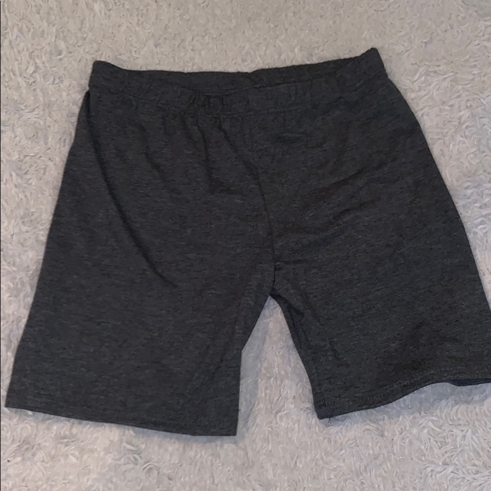 Gray biker shorts